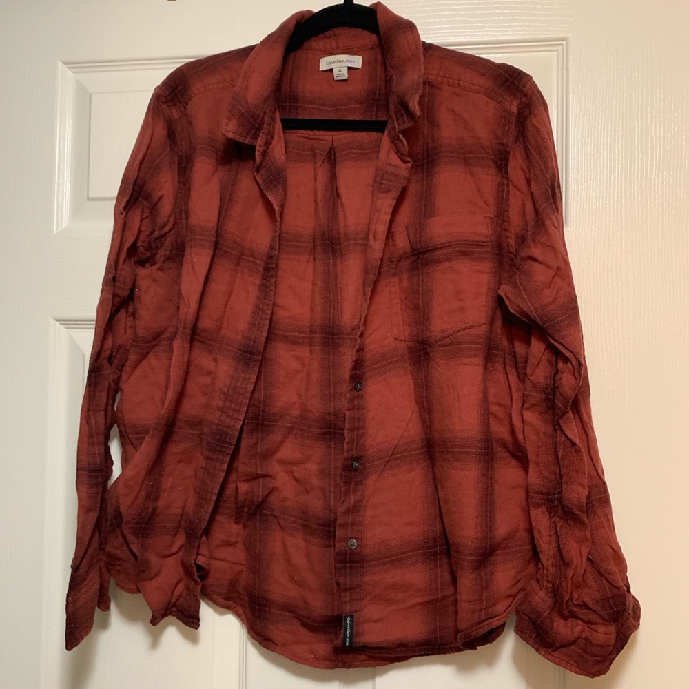 Button up flannel shirt